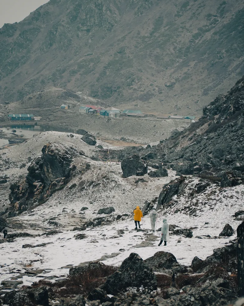 frozen lake village - panch pokhari