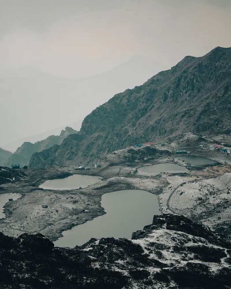 the five lakes - panch pokhari