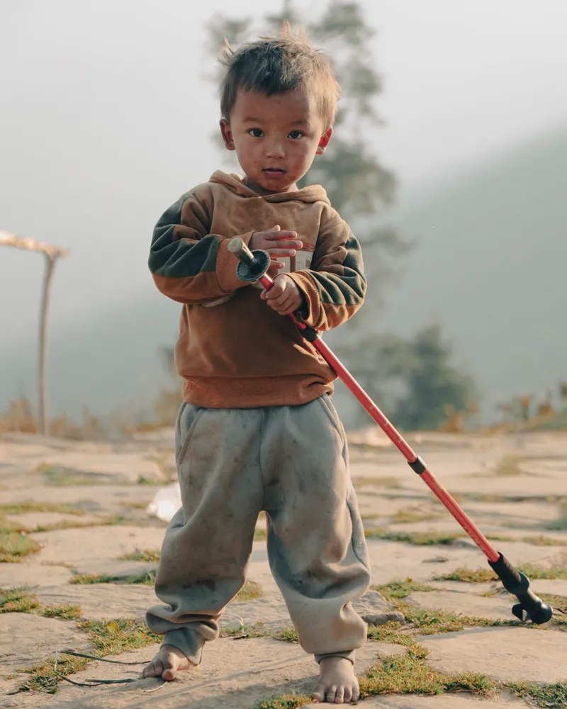 child of the trail - panch pokhari