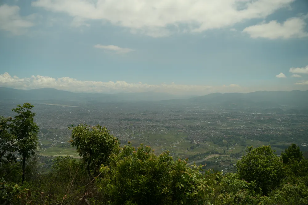 valley view from the ridge - champadevi